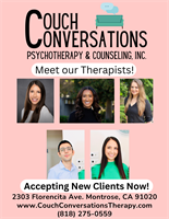 Couch Conversations Psychotherapy and Counseling, Inc. Meet our Therapists!
