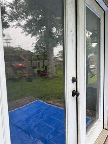 Window cleaning (before)