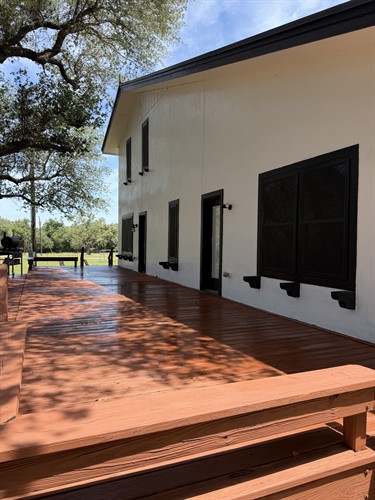 Deck wash (after)