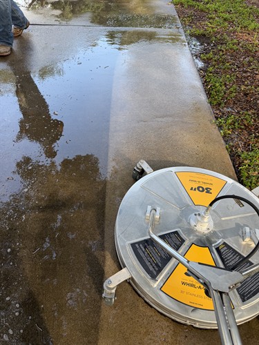 Driveway cleaning