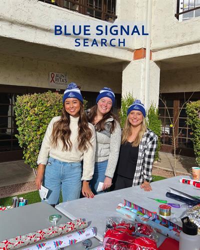 Blue Signal team volunteers for the annual Live & Learn toy drive for the Phoenix community.