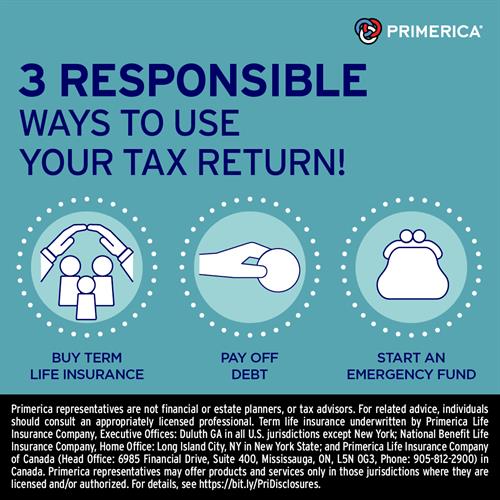 Don’t throw away your tax refund this year. Consider these 3 responsible ways to spend it.  Bit.ly/PriDisclosures