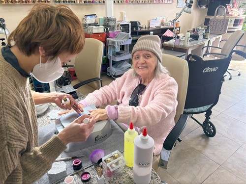 We LOVE to get pampered!