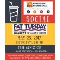 Coast Young Professionals Social at Fat Tuesday