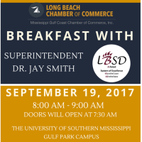 Long Beach Chamber of Commerce Presents Breakfast with Superintendent Dr. Jay Smith 