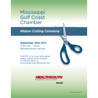 Ribbon Cutting - HealthSouth Rehabilitation Hospital of Gulfport