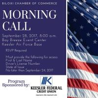 Biloxi Chamber of Commerce Morning Call, at Keesler Air Force Base