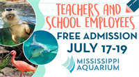 Teachers & School Employees FREE Day at the Aquarium