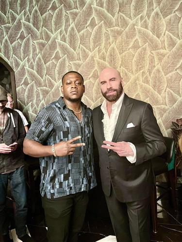 Behind the scenes of John Travolta's Cash Out 3 movie - shoot at Scarlet Pearl Casino - April 2025