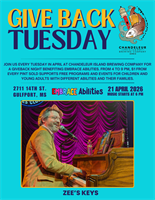 Chandeleur Brewing Giveback Night for Embrace Abilities featuring Zee's Keys