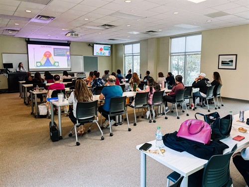 We held a free Professional Crisis Management training on February 21, 2026 for 30 members of our community to help them learn de-escalation techniques.