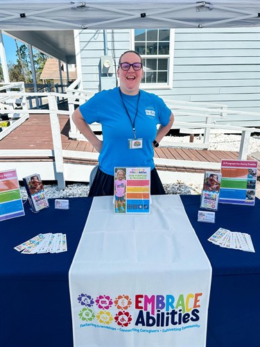 Board member Jenny Obregon at A Latte Friends’ Get UP with Down Syndrome event on March 21, 2026.