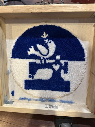 Peace by Piece Logo Rug