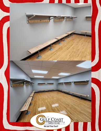 BILOXI HIGH SCHOOL LOCKER ROOM INSTALLATION