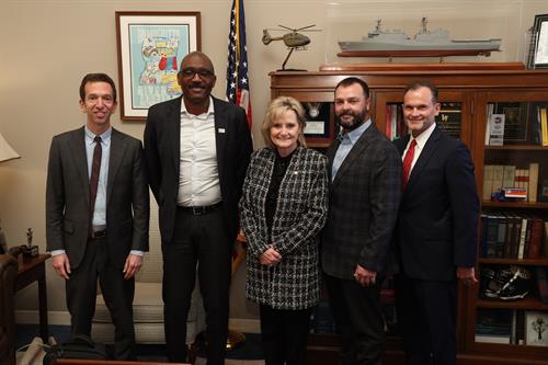 RCLF CFO & Director of Commercial lending meeting with Cindy Hyde Smith and other MS reps to discuss RCLF and our impact.
