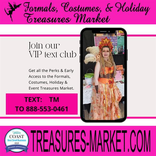 Treasures Market VIP Text Club