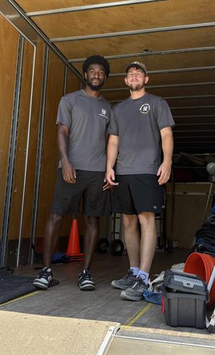 Movers Nick and Amaru