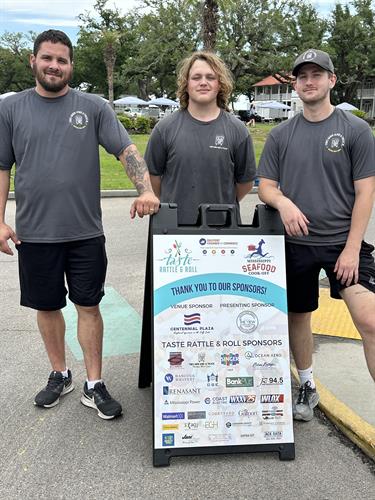 TWO MEN AND A TRUCK is the proud mover Gulfport Chamber's Taste, Rattle, and Roll event every May!