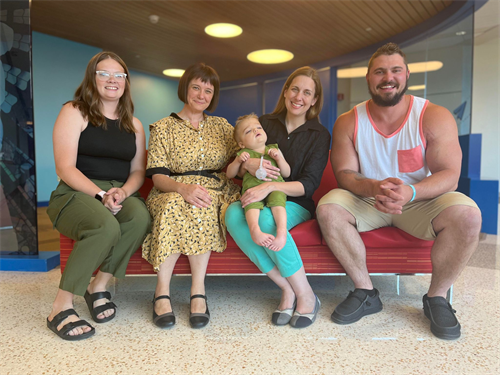 MSD family with doctors at Children's Hospital of Philadelphia