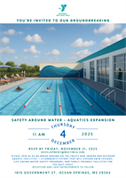 Mississippi Gulf Coast YMCA's Aquatics Expansion Groundbreaking