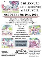 Annual Fall Muster at Beauvoir