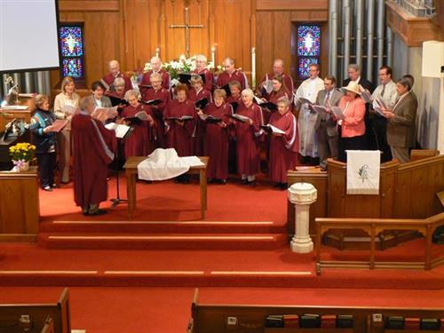 We enjoy a wide variety of music in worship and have a wonderful choir