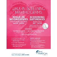 Walk-In Wednesdays - Mammogram Screenings