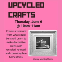 Upcycled Crafts at Jefferson Public Library