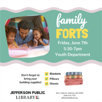 Family Forts at Jefferson Public Library