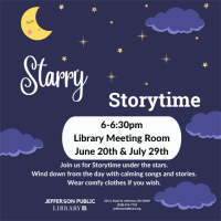Starry Storytime at Jefferson Public Library