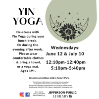 Yin Yoga at Jefferson Public Library