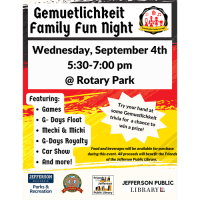 Gemuetlichkeit Family Fun Night