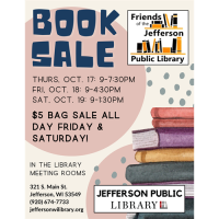 Friends of the Jefferson Public Library Book Sale