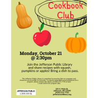 Cookbook Club at the Jefferson Public Library