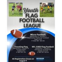 Jefferson Youth Flag Football Registration