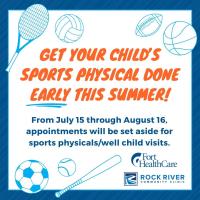 Get Your Child's Sports Physical Done Early This Summer