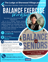 Balance Exercise Workshop with SharonAnn Hamilton