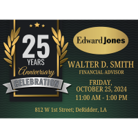 Walter D. Smith is Celebrating 25 Years in Business!!