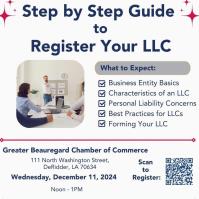 Free Workshop: Registering Your LLC