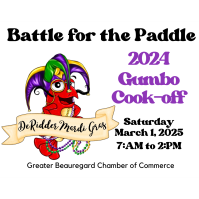 4th Annual Battle for the Paddle Gumbo Cook-off