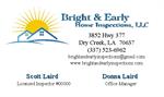 Bright and Early Home Inspections, LLC