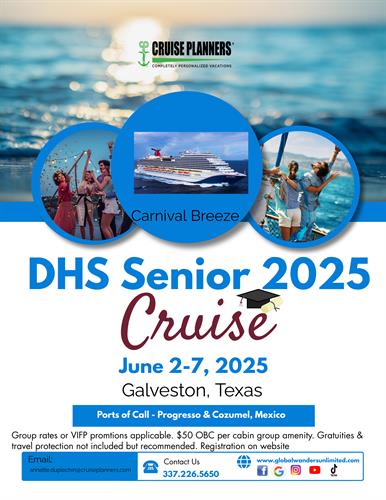 Class of 2025 DHS Graduation Cruise