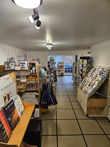 Partial interior of Walk By Faith Christian Bookstore 