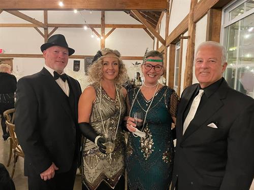 Bob and me with Heather and John Grew at 2021 Gala