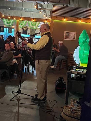 Seamus Kennedy performing at St. Patrick’s Day fundraiser Seamus Kennedy performing at St. Patrick’s Day fundraiser