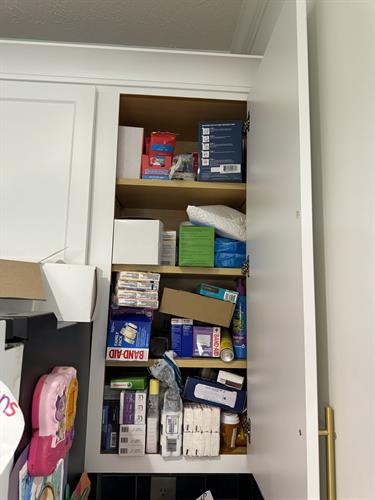 First Aid Cabinet - Before