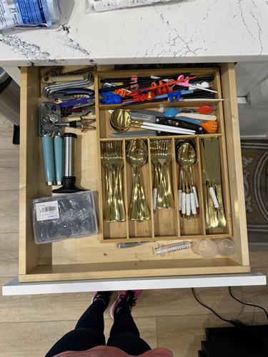 Silverware Drawer - Before