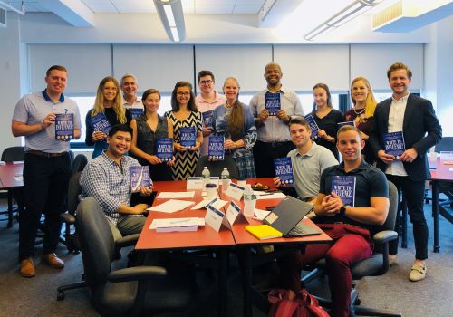 Colonel Bass at a 2-day class taught to FTI Consulting's Professional Development University