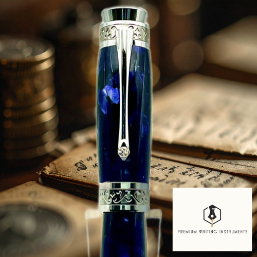 King Style Rollerball with Purple Quartz Resin