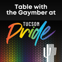 Table with the Gaymber @ Tucson Pride Picnic 2023